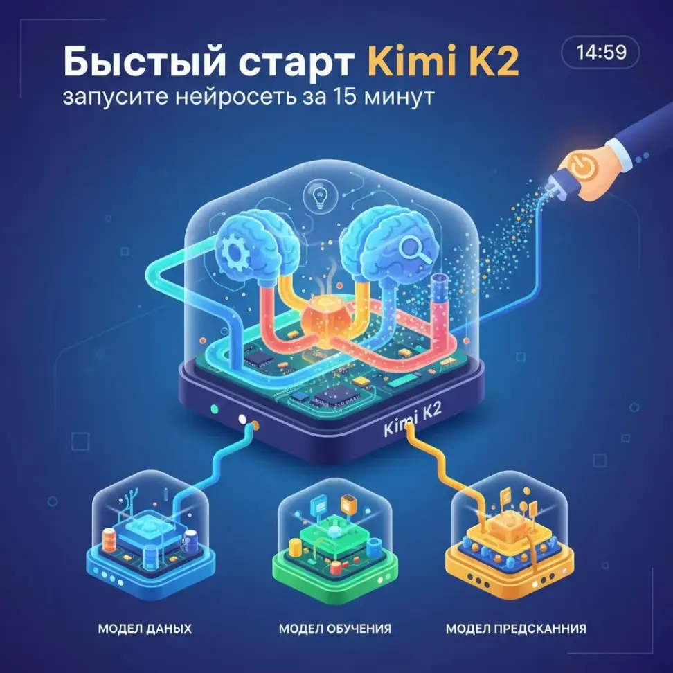 Быстрый старт Kimi K2: запустите нейросеть за 15 минут Быстрый старт Kimi K2: запустите нейросеть за 15 минут