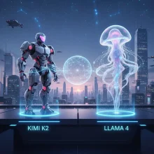 Kimi K2 против Llama 4: открытая модель и умная нейросеть в сравнении Kimi K2 против Llama 4: открытая модель и умная нейросеть в сравнении